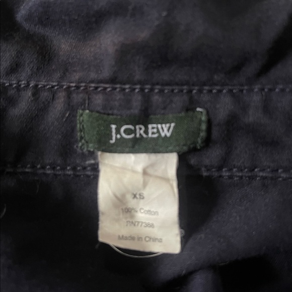 [J. Crew] Navy 100% Cotton Military Style Jacket Sz: XS - Picture 4 of 6
